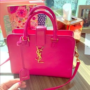 ysl pink shoulder bag